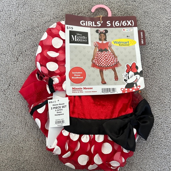 Disney Minnie Mouse Red Polka Dot headband Set - Picture 1 of 8